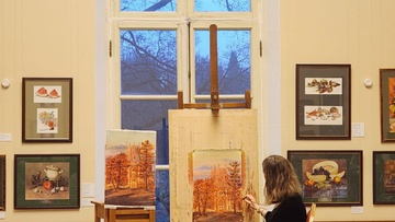 Пробный урок по акварельной живописи