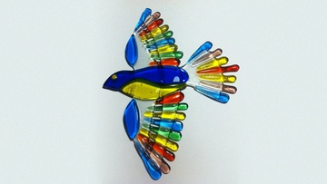 Работа со стеклом в технике фьюзинг