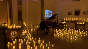 Шопен, Григ, Рахманинов: шедевры фортепианной музыки при свечах