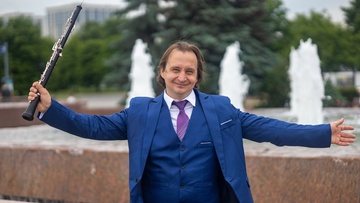 Алексей Балашов и Ольга Зиборова. Красноярский академический симфонический оркестр