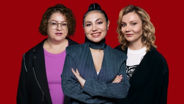 Ольга Егорчева, Светлана Кудинова и Амалия Гридина