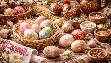 Волшебство Пасхи: роспись и декор яиц