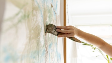 Сияющее дерево. Создание рельефной интерьерной картины