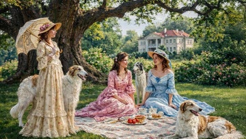 Русская псовая борзая — национальное достояние России