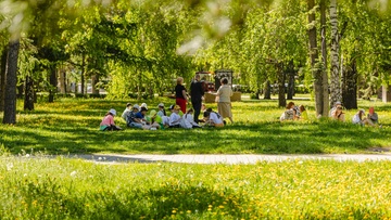 Пленэр с художником