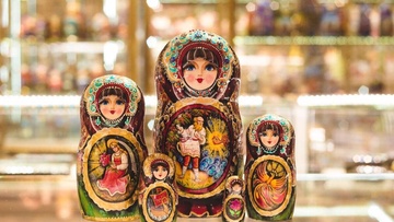 Экспозиция Музея матрёшки