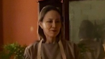 Луна-ночник текстурной пастой