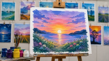 Живопись. Гуашь